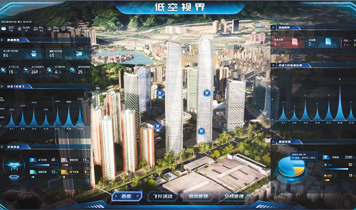 智能融合低空系統（SILAS）的可視化平台——低空視界。採訪對象供圖