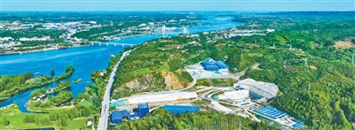 引江补汉工程出口段外景。 照  野摄