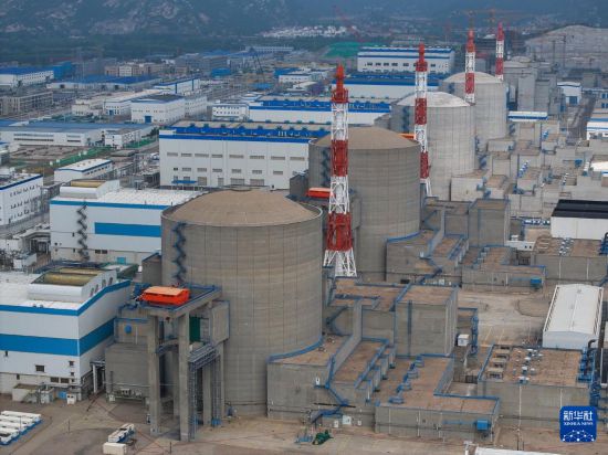   這是6月19日拍攝的田灣核電基地（無人機照片）。新華社記者 李博 攝