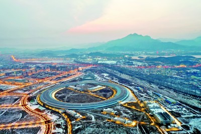 高能同步辐射光源（HEPS）全景 新华社记者 金立旺摄
