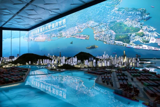 4月23日拍攝的前海展示廳。新華社記者 梁旭 攝