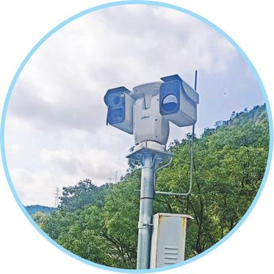 红外热成像云台摄像机。傅丽娜摄