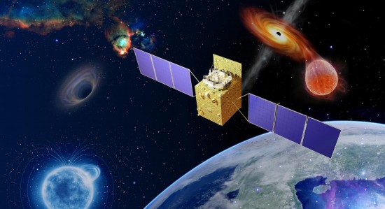 “慧眼號”在黑洞、中子星和伽馬射線暴等天體研究取得系列成果。（中國科學院國家空間科學中心供圖）