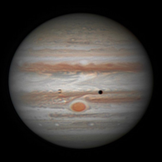 2025年12月9日,在广东中山拍摄的木星。(汉玲 摄)