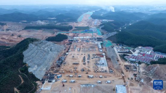 3月24日拍摄的广州新机场所在地（无人机照片）。新华社记者 卢汉欣 摄